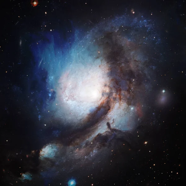 Nebulosa una nube interestelar de polvo estelar. Elementos de esta imagen proporcionados por la NASA — Foto de Stock