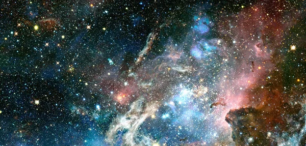 Νεφέλωμα Και Γαλαξίας Βαθύ Διάστημα Στοιχεία Αυτής Της Εικόνας Που — Φωτογραφία Αρχείου