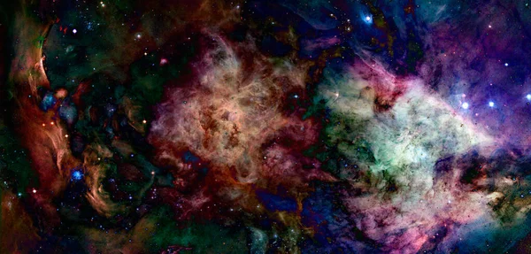 Nebula Galaxy Deep Space Elements Image Furnished Nasa — Stock Photo, Image