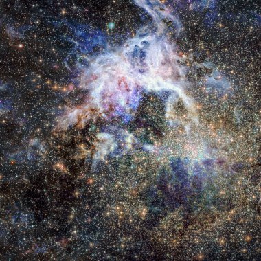 Uzay boşluğu. Bu görüntünün elementleri NASA tarafından desteklenmektedir.