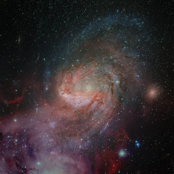 Galaxia Espiral Cosmos Profundos Espacio Exterior Elementos Esta Imagen Proporcionados — Foto de Stock