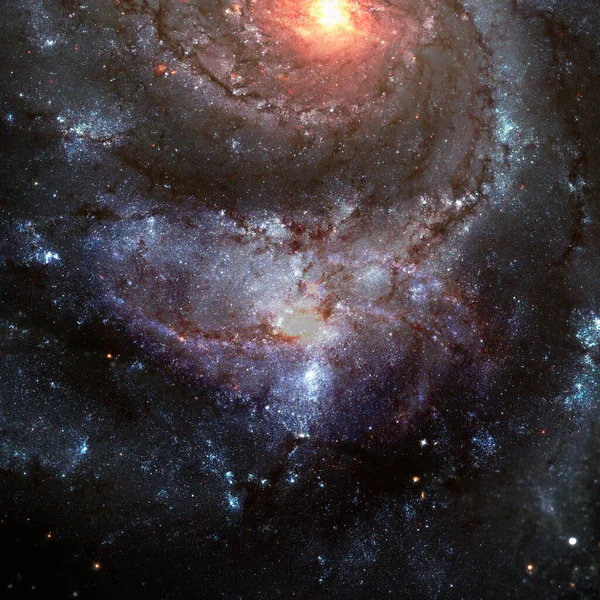 Спиральная Галактика Глубокий Космос Космическое Пространство Элементы Этого Изображения Предоставлены — стоковое фото