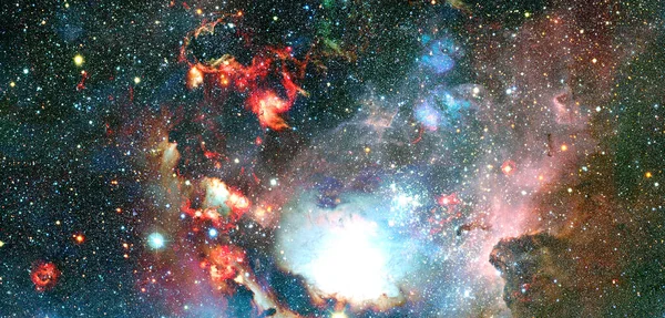 Bilim Kurgu Soyut Duvar Kağıdı Evrende Milyarlarca Galaksi Var Görüntünün — Stok fotoğraf