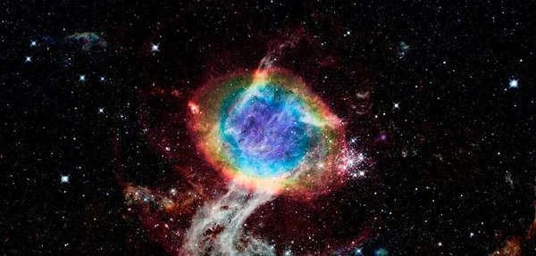 Kosmische Kunst Schönheit Des Weltraums Science Fiction Tapete Milliarden Galaxien — Stockfoto