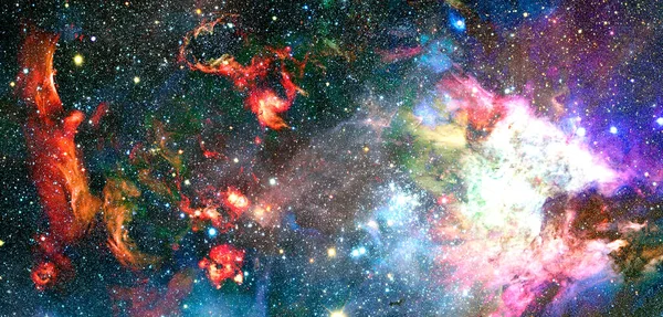 科幻小说抽象壁纸 宇宙中数十亿个星系美国航天局提供的这一图像的要素 — 图库照片