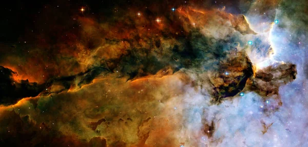 Fondo Pantalla Abstracto Ciencia Ficción Miles Millones Galaxias Universo Elementos —  Fotos de Stock