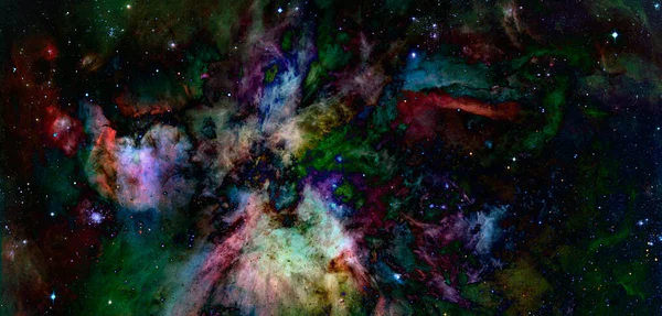 Αφηρημένη Ταπετσαρία Επιστημονικής Φαντασίας Δισεκατομμύρια Γαλαξίες Στο Σύμπαν Στοιχεία Αυτής — Φωτογραφία Αρχείου