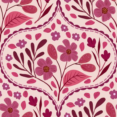 Güz Kış Şablonu Kapak, Bayrak ve Notlar için Arkaplan Çizimi. Sonbahar Estetik Arkaplanı. Bitki ve Çiçek Desenli Arkaplan. 