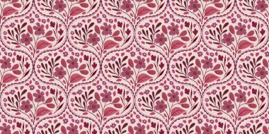 Güz Kış Şablonu Kapak, Bayrak ve Notlar için Arkaplan Çizimi. Sonbahar Estetik Arkaplanı. Bitki ve Çiçek Desenli Arkaplan. 