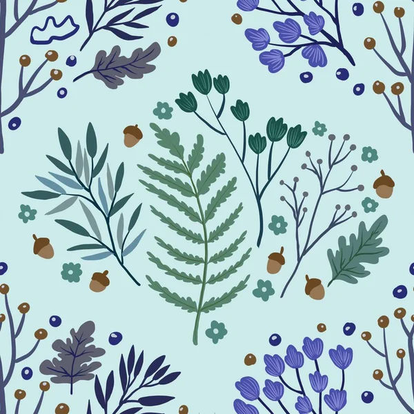 Güz Kış Şablonu Kapak, Bayrak ve Notlar için Arkaplan Çizimi. Sonbahar Estetik Arkaplanı. Bitki ve Çiçek Desenli Arkaplan. 