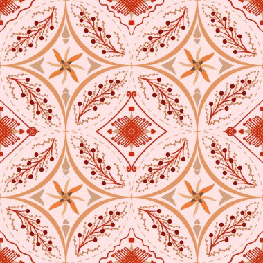 Güz Kış Şablonu Kapak, Bayrak ve Notlar için Arkaplan Çizimi. Sonbahar Estetik Arkaplanı. Bitki ve Çiçek Desenli Arkaplan. 