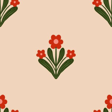 Güz Kış Şablonu Kapak, Bayrak ve Notlar için Arkaplan Çizimi. Sonbahar Estetik Arkaplanı. Bitki ve Çiçek Desenli Arkaplan. 