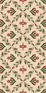 Güz Kış Şablonu Kapak, Bayrak ve Notlar için Arkaplan Çizimi. Sonbahar Estetik Arkaplanı. Bitki ve Çiçek Desenli Arkaplan. 