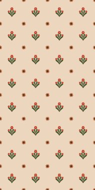 Güz Kış Şablonu Kapak, Bayrak ve Notlar için Arkaplan Çizimi. Sonbahar Estetik Arkaplanı. Bitki ve Çiçek Desenli Arkaplan. 