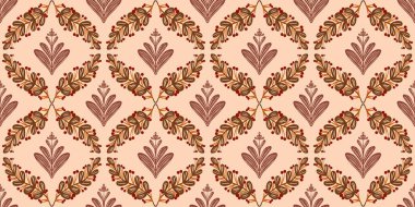 Güz Kış Şablonu Kapak, Bayrak ve Notlar için Arkaplan Çizimi. Sonbahar Estetik Arkaplanı. Bitki ve Çiçek Desenli Arkaplan. 