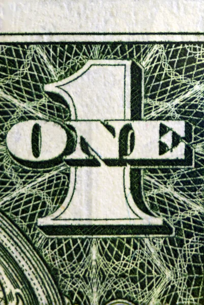 Dolar Jednostki Zbliżenie — Zdjęcie stockowe