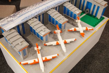Lego uçakları. Yüksek kalite fotoğraf