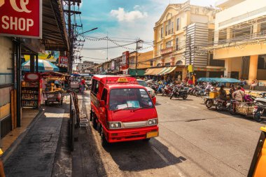 Tuk Tuk, mekanize taksi, Bangkok, Tayland, Thailand ulaşım bir favori yolu