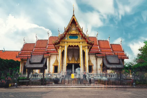 Wat Chalong buddhist temple building of Phuket island, Thailand