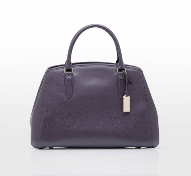 beyaz bir arka planda stüdyo çekim şık bayan çanta