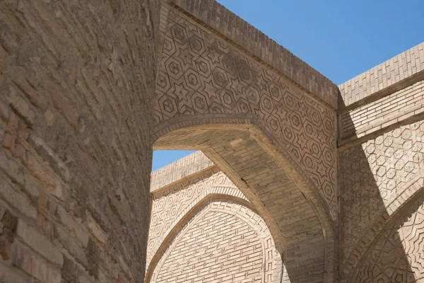 Antiguo Edificio Con Arco Pasaje Los Antiguos Edificios Asia Medieval — Foto de Stock