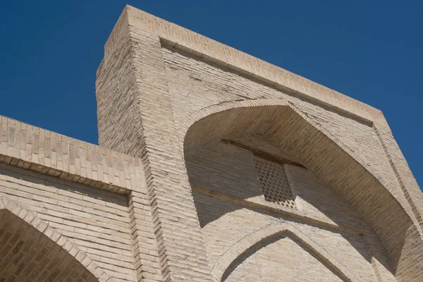 Antiguo Edificio Ladrillo Con Elementos Arcos Antiguos Edificios Asia Medieval — Foto de Stock