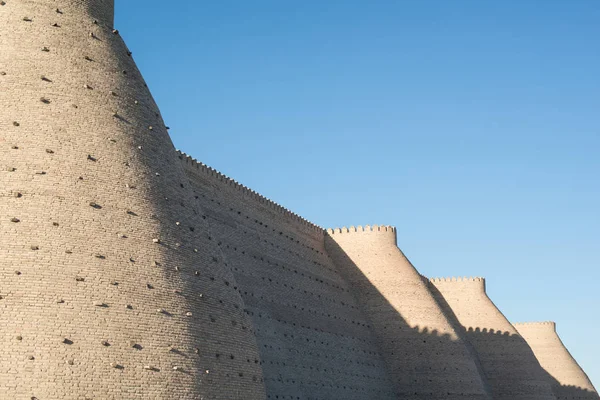 Murallas Históricas Fortaleza Del Arca Bujará Asia Central — Foto de Stock