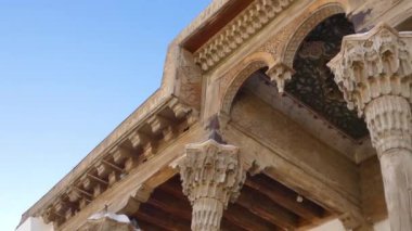 Buhara, Orta Asya kale ahşap tavan