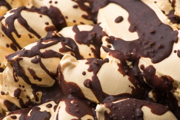 Крупный План Аппетитного Мороженого Макрофотографии — стоковое фото