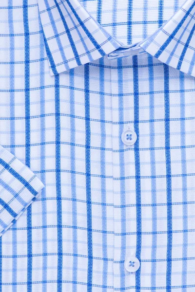 Camisa Colarinho Close Detalhado Punho Vista Superior — Fotografia de Stock