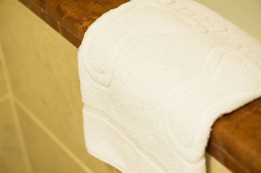 Otel banyo beyaz terry havlu