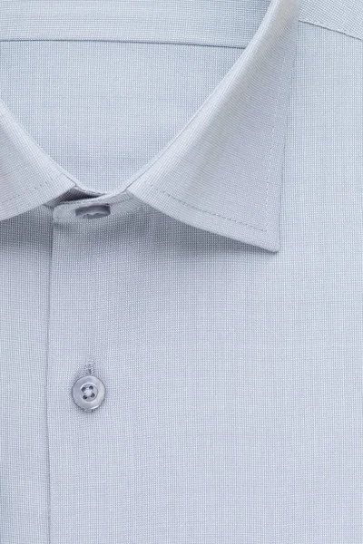 ボタン 上面ビュー 詳細なクローズ アップ襟シャツ — ストック写真