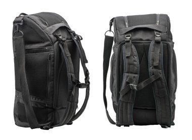 Beyaz arka plan üzerinde sırt çantası