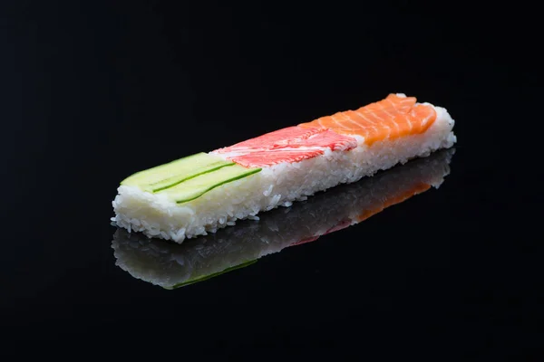 Der Prozess der Zubereitung von Sushi Stockbild