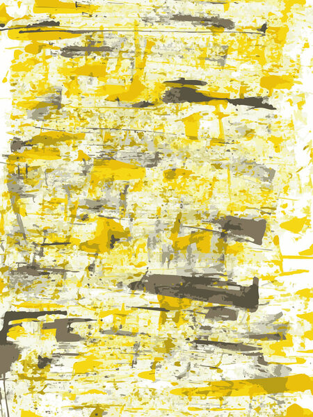 Abstract grunge background in yellow and black tones.