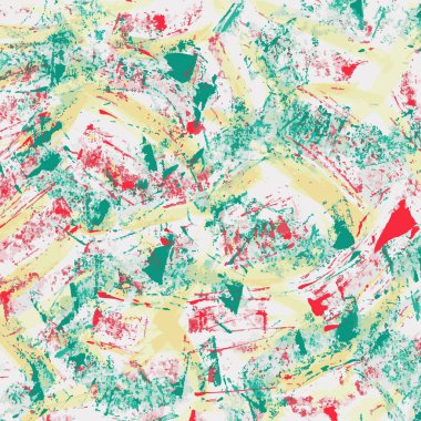 Vectorized light green watercolor splash composition.