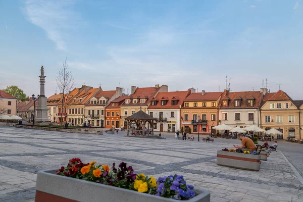 Pequeno Mercado Encantador Sandomierz — Fotografia de Stock