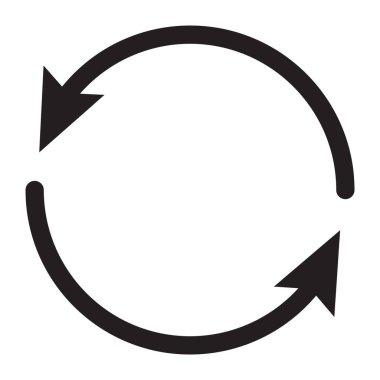 Beyaz arkaplan ile Simgeyi Tazele