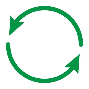 Beyaz arkaplan ile Simgeyi Tazele