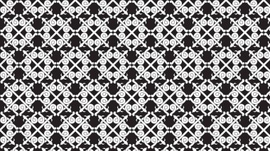 Siyah arkaplanda Kelt Dekoratif Deseni