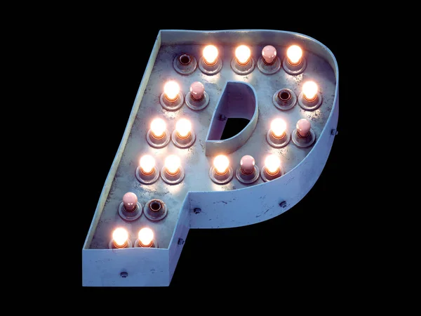 Lampa Motelowa Oświetlenie Czcionki Tablicy — Zdjęcie stockowe