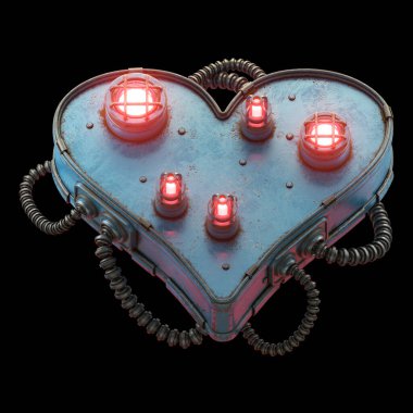 Bilim kurgu ışığı yazı tipi. 3d oluşturma