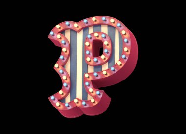 Sirk işareti hafif yazı tipi. 