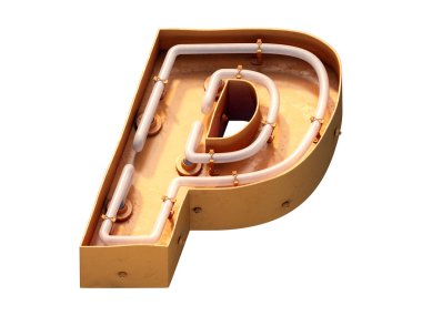 Motel neon yazı tipi. 