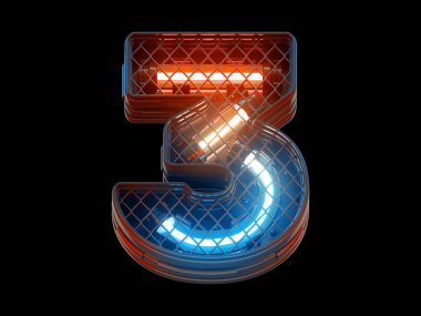 Gelecekçi hafif çit ızgarası yazıtipi. 