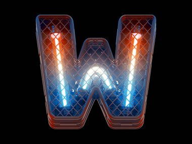 Gelecekçi hafif çit ızgarası yazıtipi. 