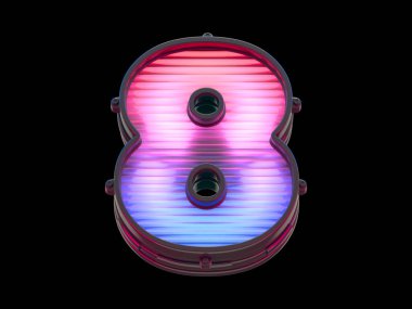 Işık panosu yazı tipi. 