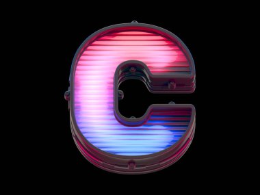 Işık panosu yazı tipi. 