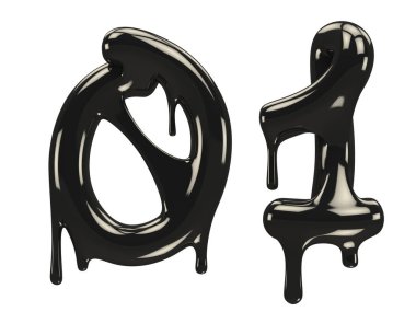 Petrol yazı tipi 3D oluşturma