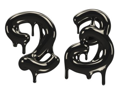 Petrol yazı tipi 3D oluşturma